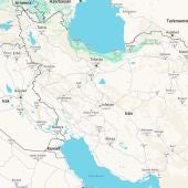 Mapa Oriente Próximo
