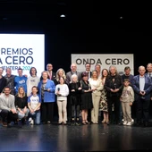 Foto de familia de los galardonados en los XII Premios Onda Cero Ibiza y Formentera 2024 Foto de familia de los galardonados en los XII Premios Onda Cero Ibiza y Formentera 2024