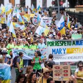 Manifestación 20A en Canarias