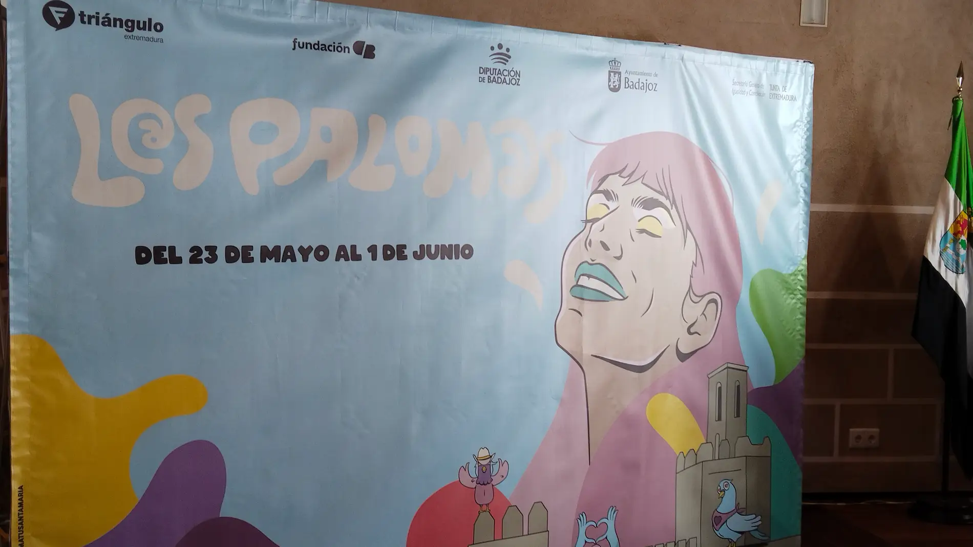 María Peláe, Marlena y Pablo Romo actuarán el 1 de junio en la fiesta 'L@s Palom@s 2024' de Badajoz