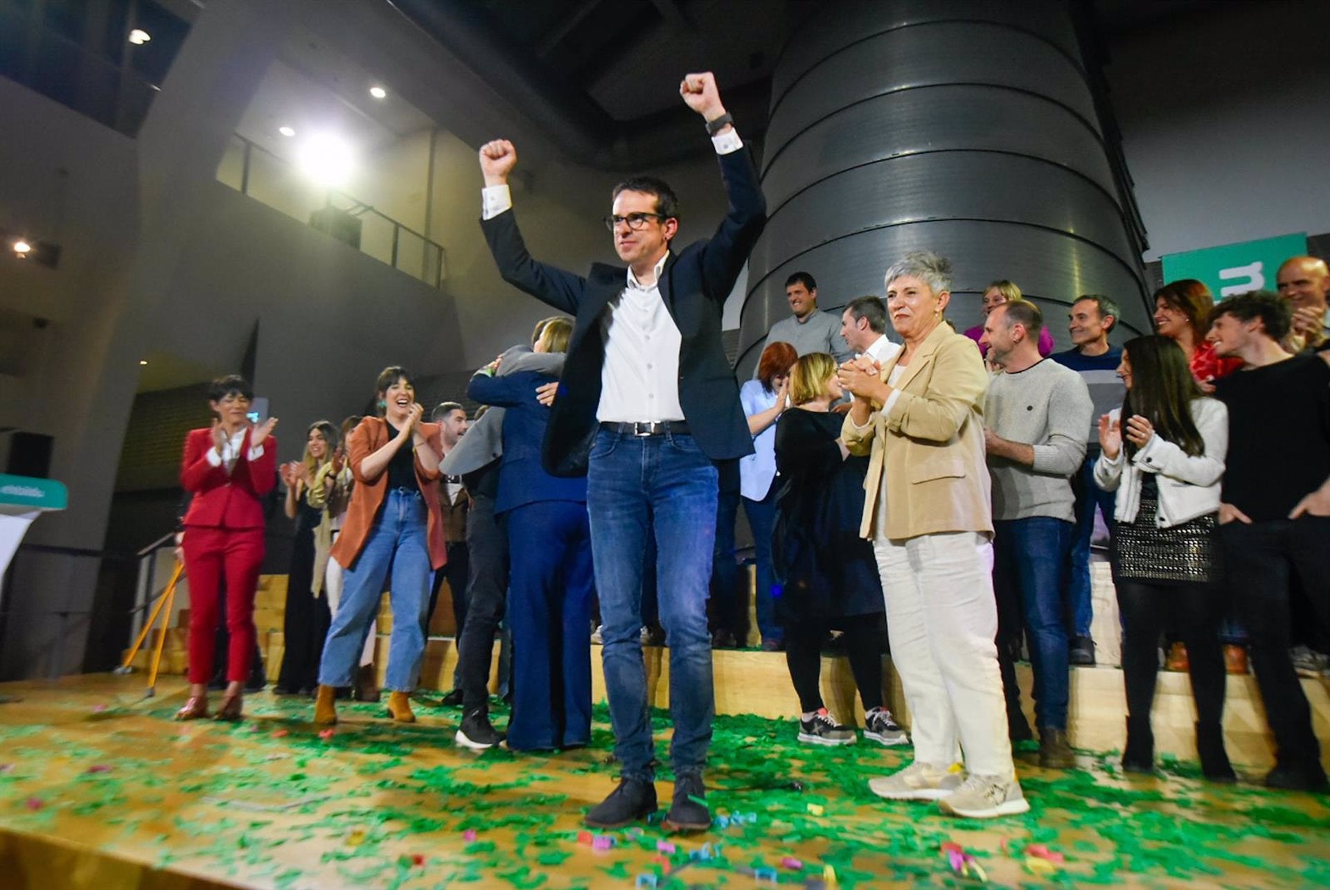 EH Bildu celebra su ascenso en las elecciones del País Vasco EH Bildu celebra su ascenso en las elecciones del País Vasco