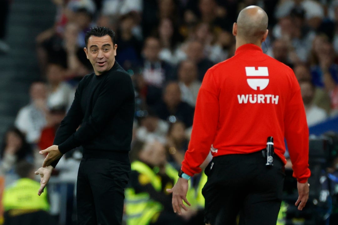 Xavi: "Mi sensación es de injusticia máxima" Xavi: "Mi sensación es de injusticia máxima"