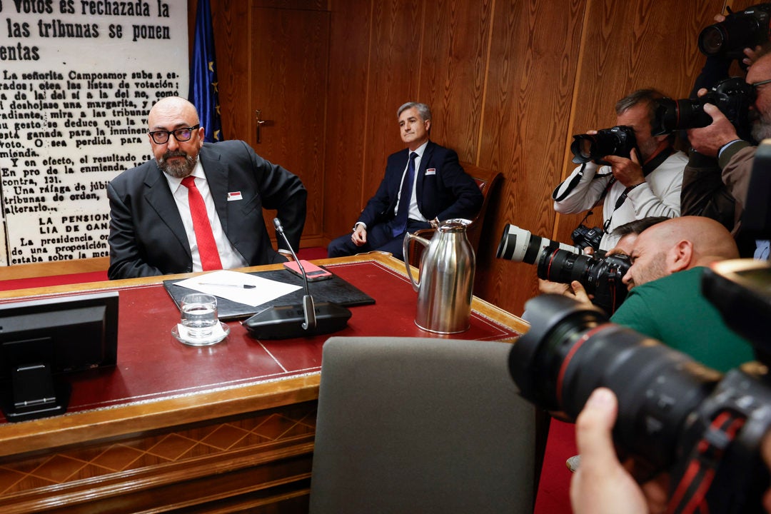 Koldo declara en la comisión del Senado por la compraventa de mascarillas Koldo declara en la comisión del Senado por la compraventa de mascarillas