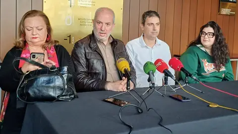 Matilde Blanco, Gonzalo Castro, Javier Fernández y Laura Bello Premios Juan Mayorga de teatro para aficonados.