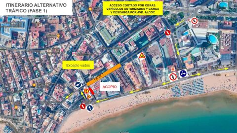 Obras h&iacute;dricas calle Metge P&eacute;rez Martorell