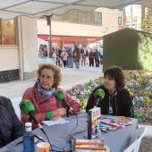 Momento del programa Más de uno Albacete realizado hoy desde la Plaza del Altozano