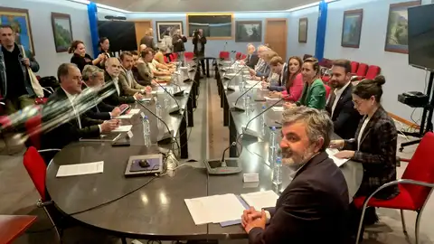 Reunión de la Alianza por las Infraestructuras de Asturias Reunión de la Alianza por las Infraestructuras de Asturias