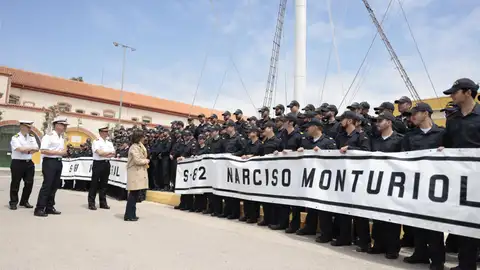 La Ministra de Defensa se compromete a reconducir el retraso en la construcción del submarino S-82 Ministra Defensa submarinos Navnatia