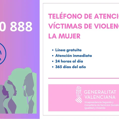 El teléfono de atención a víctimas de violencia sobre la mujer ha atendido un millón de llamadas desde su creación