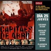 La Filmoteca conmemora mañana los 50 años de la Revolución de los Claveles con la proyección de 'Capitanes de abril'
