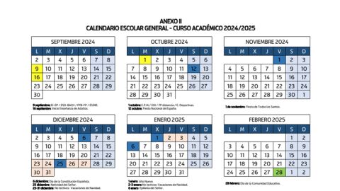 CALENDARIO ESCOLAR