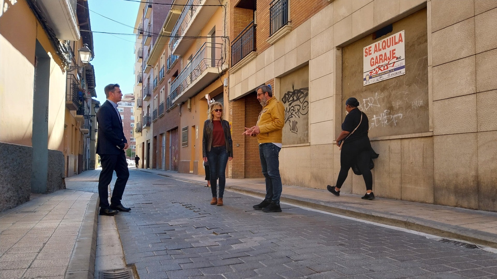 Instan a reurbanizar las calles Lanuza y Aínsa de Huesca Instan a reurbanizar las calles Lanuza y Aínsa de Huesca