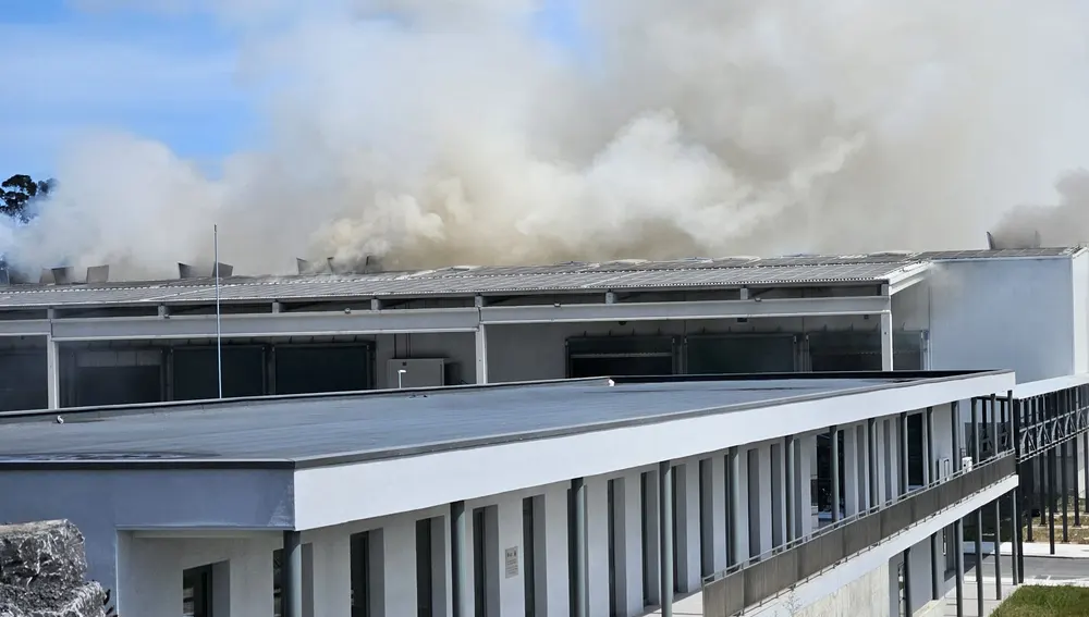 Incendio en una planta de Cogersa