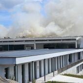Incendio en una planta de Cogersa