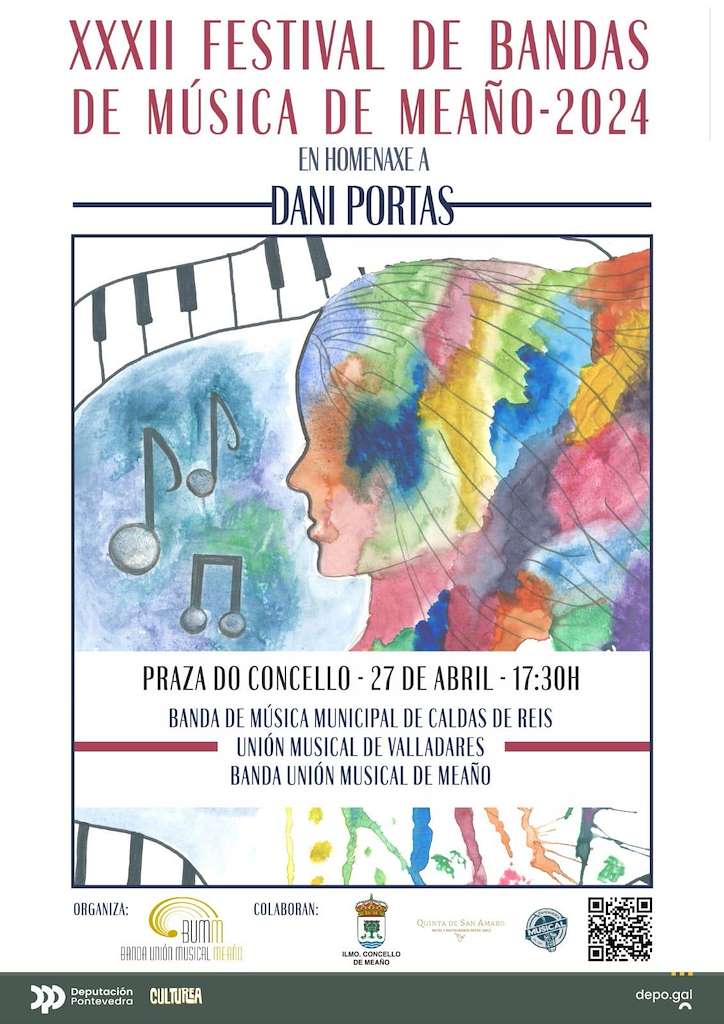 Meaño despide abril con el Festival de Bandas de Música Meaño despide abril con el Festival de Bandas de Música