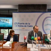 Instantes de la rueda de prensa de esta mañana Instantes de la rueda de prensa de esta mañana