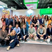 Foto de familia de los expositores gaditanos en el Salón Gourmets Foto de familia de los expositores gaditanos en el Salón Gourmets