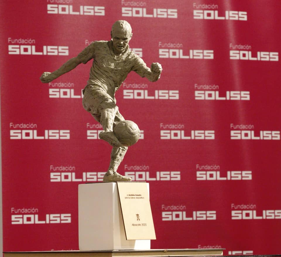 Andrés Iniesta tendrá una escultura también en Albacete Andrés Iniesta tendrá una escultura también en Albacete