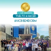 Sello de reconocimiento para HCB Benidorm Sello de reconocimiento para HCB Benidorm