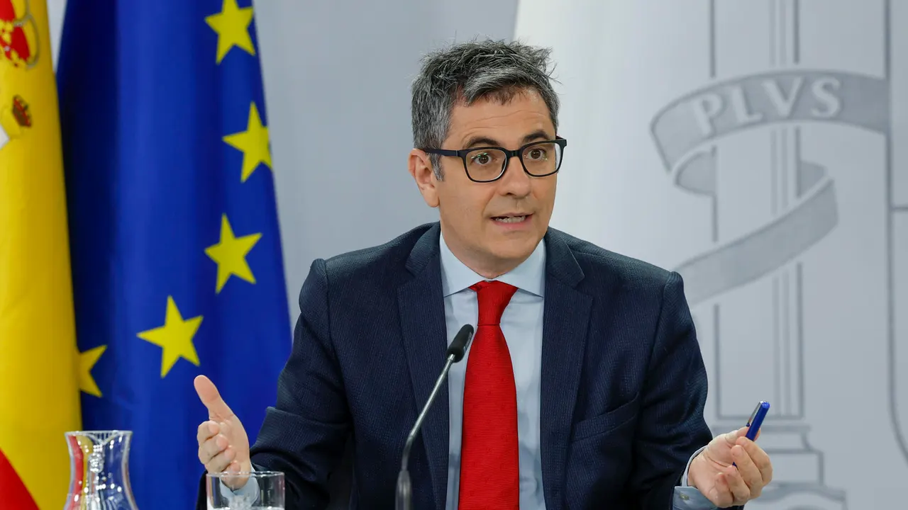 El ministro de la Presidencia, Félix Bolaños