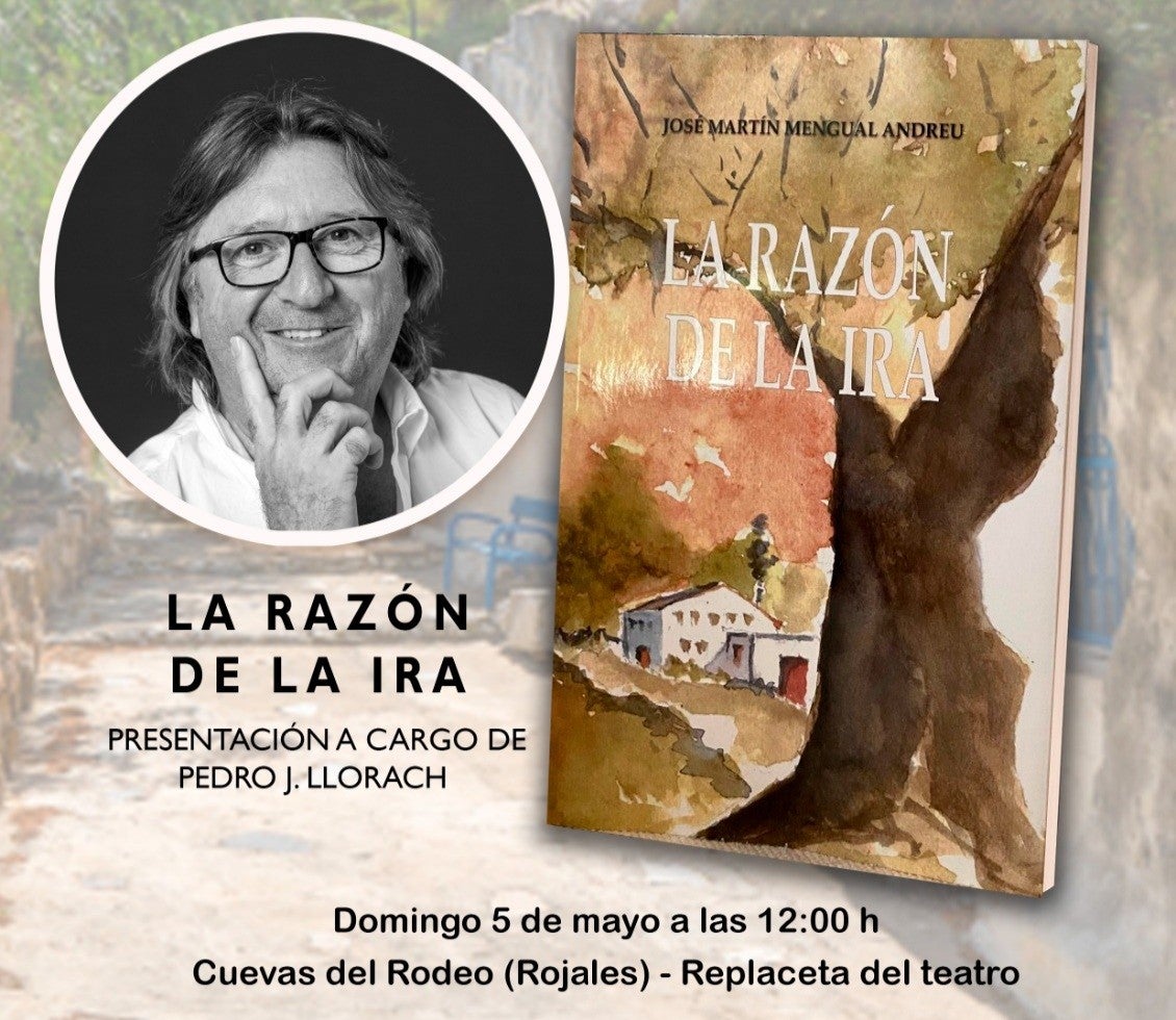 José Martín Mengual publica 'La razón de la ira' con nueve relatos José Martín Mengual publica 'La razón de la ira' con nueve relatos