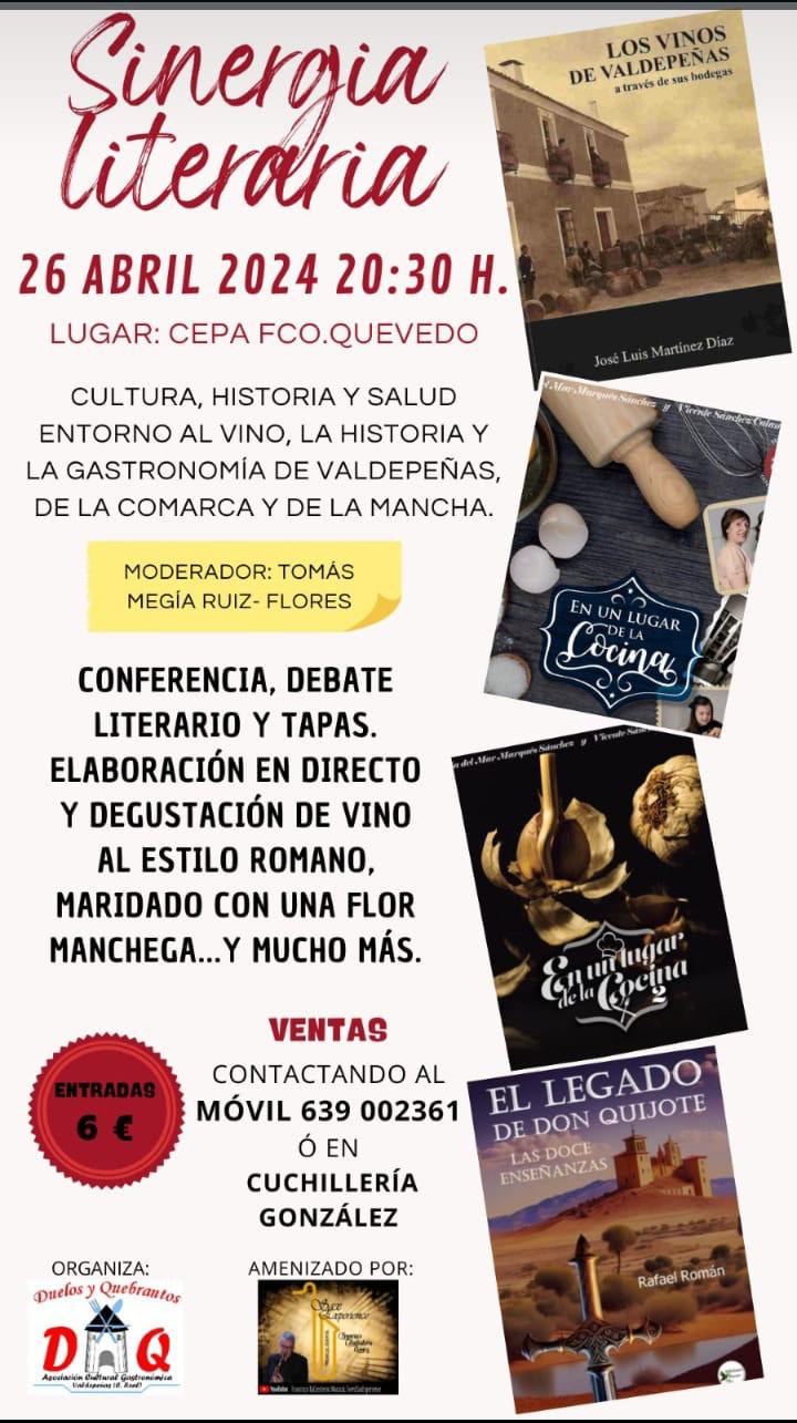 Rafael Román tuvo la idea original de esta 'Sinergia Literaria' Rafael Román tuvo la idea original de esta 'Sinergia Literaria'