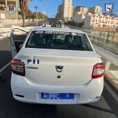 Taxi inmovilizado tras detectar cocaína y crack en las pruebas a su conductor en Las Palmas de Gran Canaria