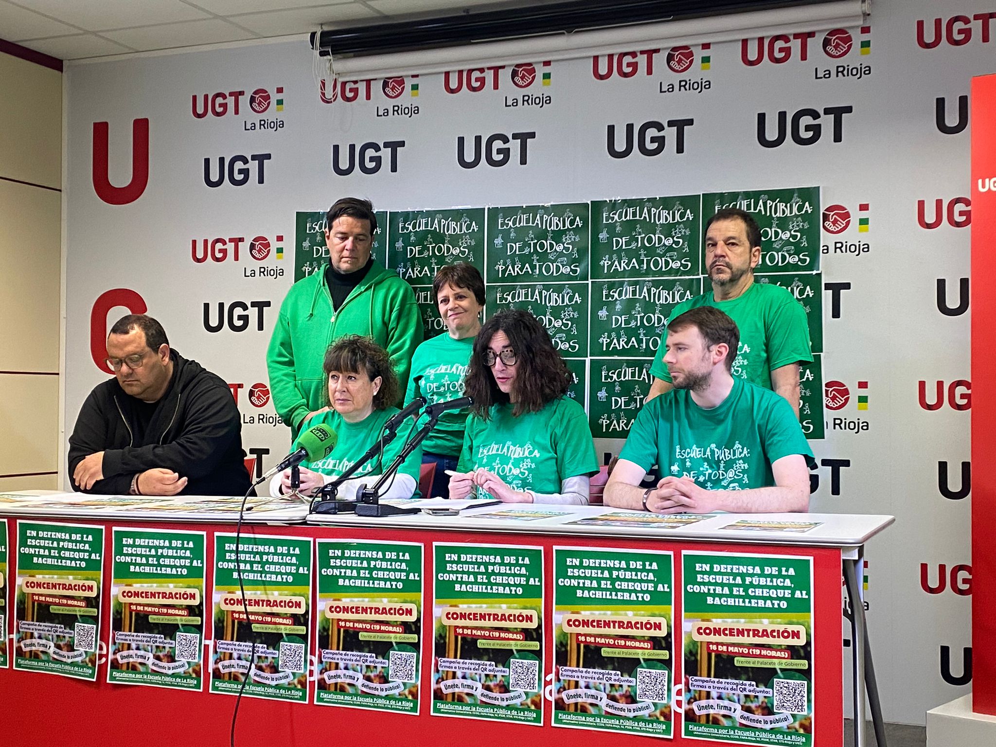 La Plataforma por la Escuela Pública de La Rioja se moviliza contra el cheque bachillerato La Plataforma por la Escuela Pública de La Rioja se moviliza contra el cheque bachillerato