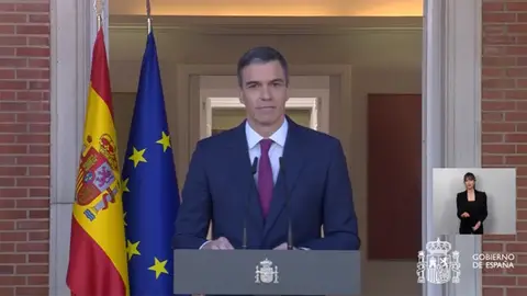 Pedro Sánchez anuncia su continuidad al frente del Gobierno de España Pedro Sánchez anuncia su continuidad al frente del Gobierno de España