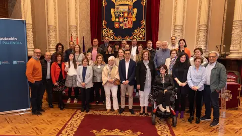 La Diputación palentina reconoce la labor que desarrollan 36 entidades sociales en la provincia con una una inversión este año de 328.527 euros .