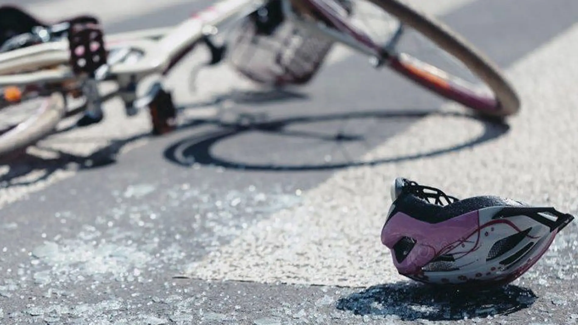 Accidente de una bicicleta