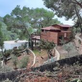 El Consell de Ibiza ordena demoler dos viviendas de madera en Ses Salines y les impone una multa de 270.000 euros