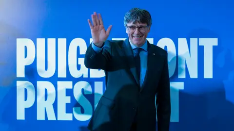 Foto de archivo del expresident y cabeza de lista de JxCat para el 12M, Carles Puigdemont Foto de archivo del expresident y cabeza de lista de JxCat para el 12M, Carles Puigdemont/ EFE/David Borrat.