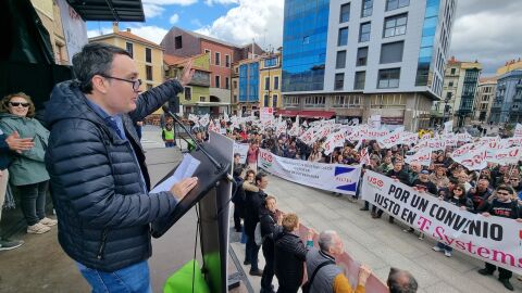 Manifetaci&oacute;n del sindicato USO en Gij&oacute;n