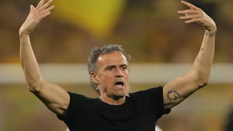 Luis Enrique: "Ahora ya no tenemos nada que perder" Luis Enrique: "Ahora ya no tenemos nada que perder"