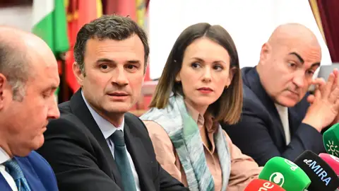 Bruno García y Beatriz Gandullo en rueda de prensa Bruno García y Beatriz Gandullo en rueda de prensa