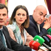 Bruno García y Beatriz Gandullo en rueda de prensa Bruno García y Beatriz Gandullo en rueda de prensa