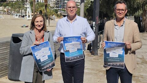 De izquierda a derecha Mar&iacute;a del Mar Rodr&iacute;guez, Manuel Villar y Sergio S&aacute;nchez