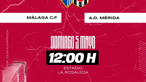 Malestar en el Mérida por el cambio de horario del partido en Málaga de este fin de semana Malestar en el Mérida por el cambio de horario del partido en Málaga de este fin de semana