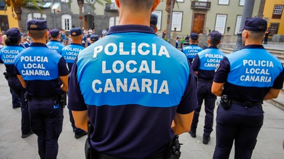 Imagen de archivo de agentes de Policía Local de Canarias