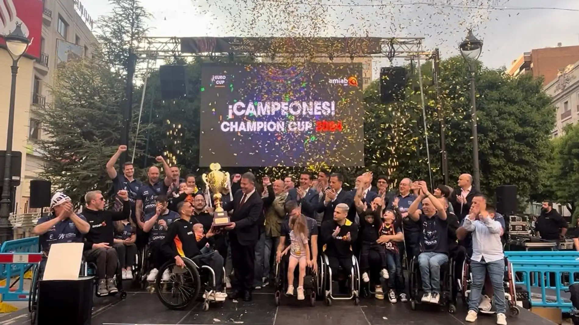 BSR Amiab, tricampeón de Europa de baloncesto en silla de ruedas