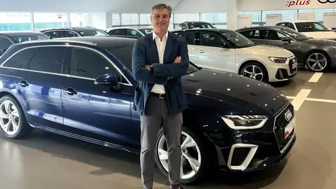 Juan Lorenzo, director comercial de vehículos de ocasión Vepersa en Pontevedra Con Abel Millán visitamos en concesionario Vepersa de Pontevedra