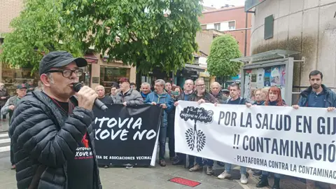 Nueva movilización contra el vial de Jove en superficie Nueva movilización contra el vial de Jove en superficie