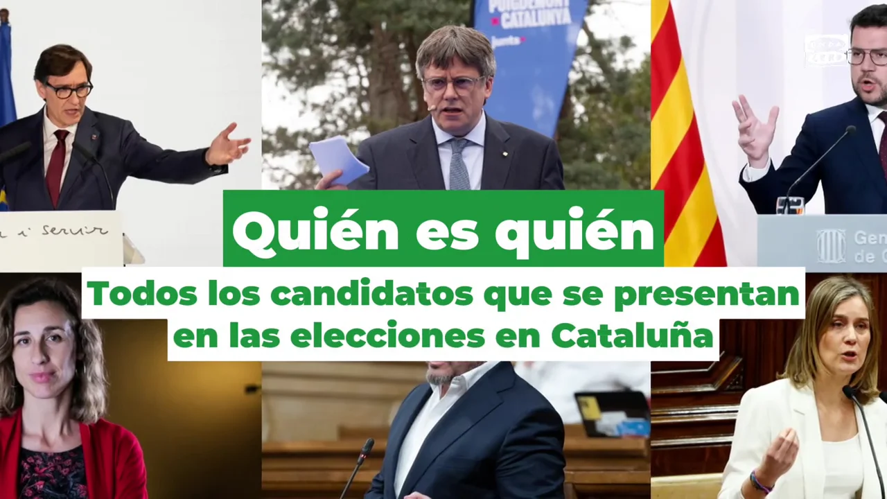 Qui&eacute;n es qui&eacute;n: todos los candidatos que se presentan en las elecciones en Catalu&ntilde;a