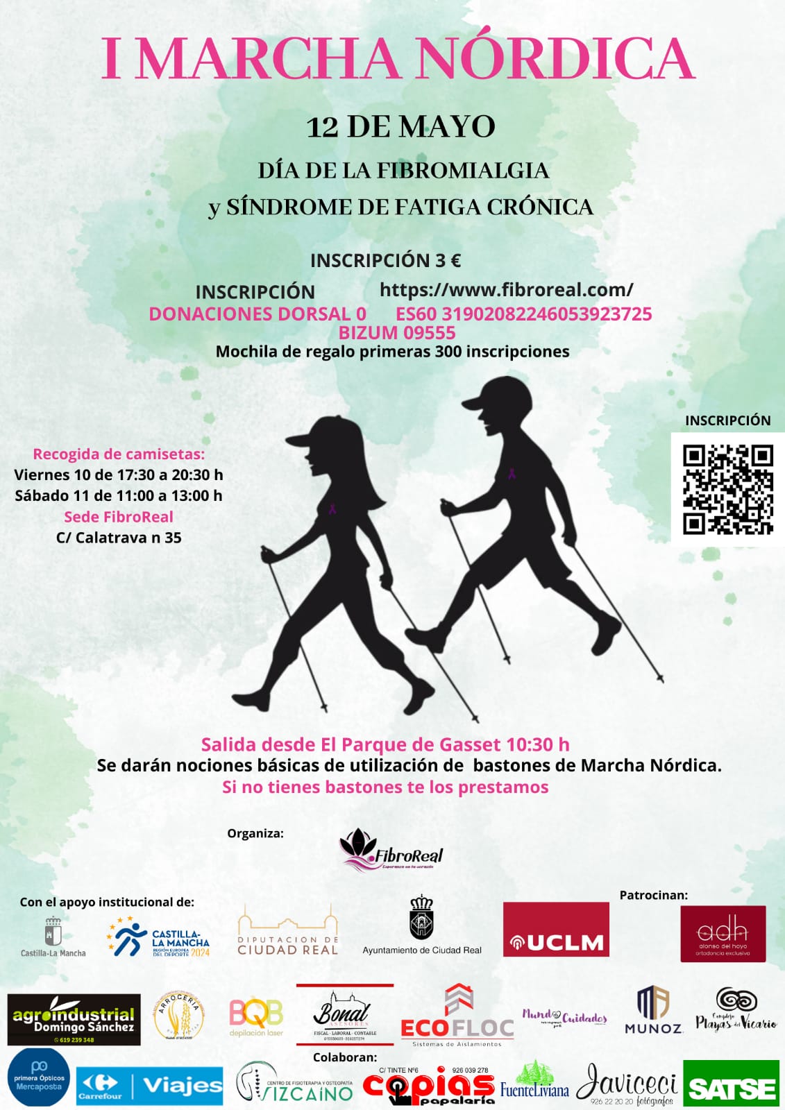 FibroReal organiza la I Marcha Nórdica este domingo 12 de mayo FibroReal organiza la I Marcha Nórdica este domingo 12 de mayo