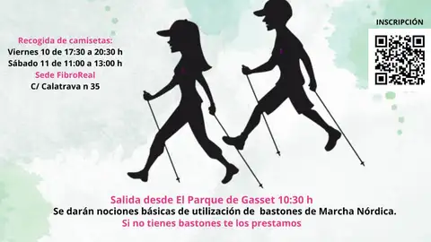 Marcha nórdica FibroReal Marcha nórdica FibroReal