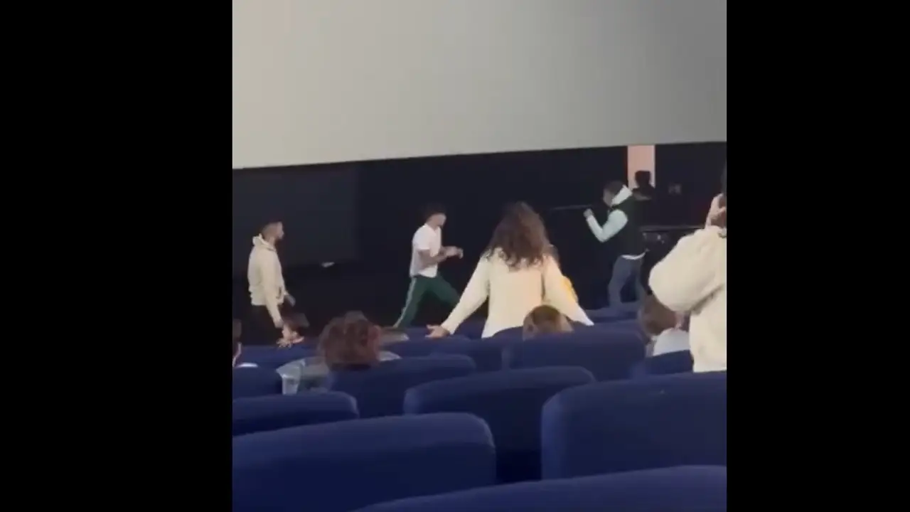 Captura del video viral