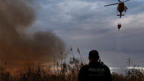 Imagen de archivo de un incendio forestal. 