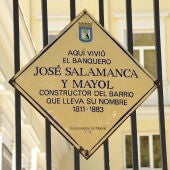 Placa Marqués de Salamanca