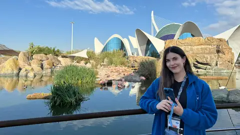 Arantxa Puertas, CM del Oceanogràfic Arantxa Puertas, CM del Oceanogràfic